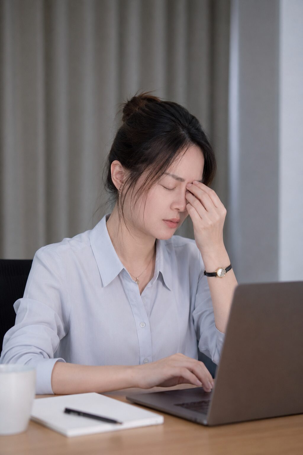 长时间盯屏导致眼睛干涩疲劳